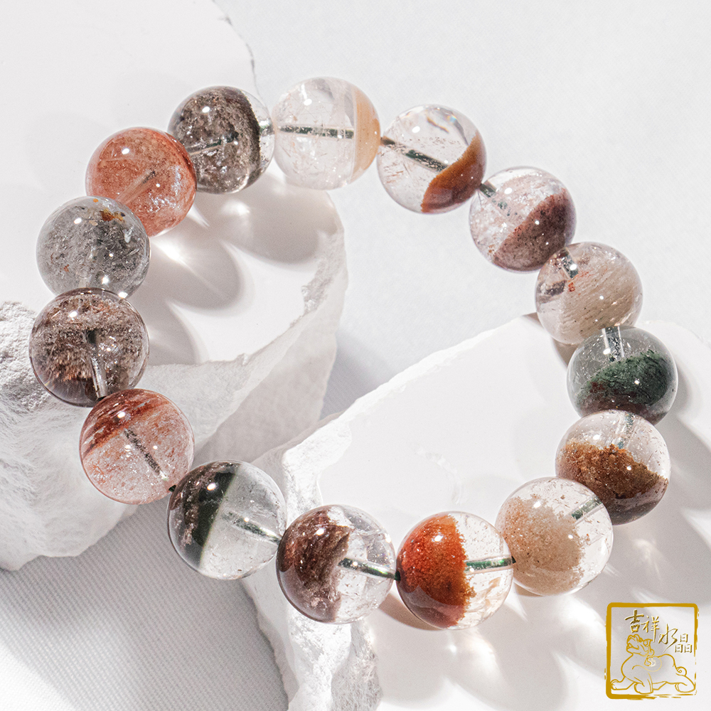 彩幽靈聚寶盆手珠 14.5mm 財富機會