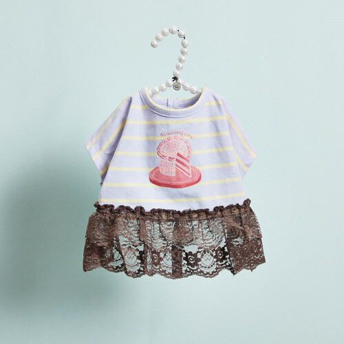 Louisdog 草莓蛋糕Tee