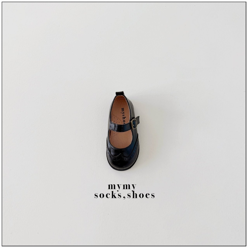 正韓春Mysocks 黑色甜美娃娃鞋