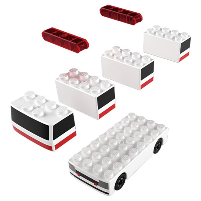 TOM-CST Tomica & Plarail Block Ambulance 25