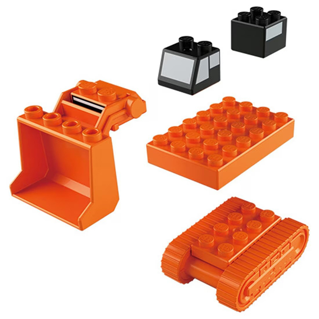 TOM-CST Tomica & Plarail Block Bulldozer 25