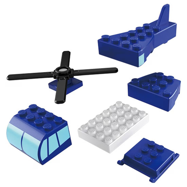 TOM-CST Tomica & Plarail Block Helicopter 25