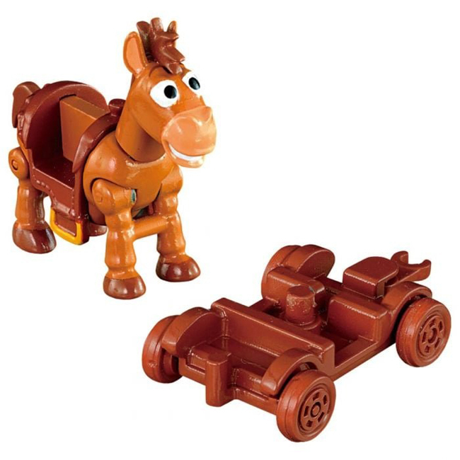 TOM-DIS Disney Motors-Toy Story 4 Tomica R06 Bullseye & Cart