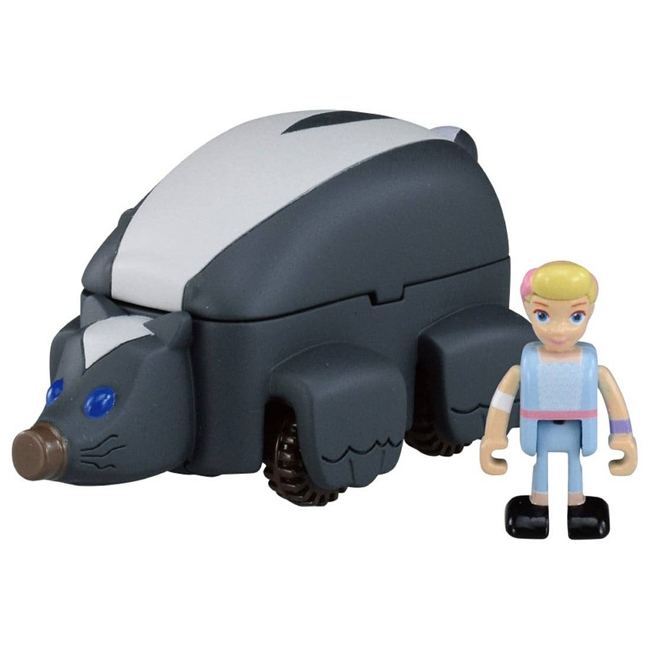 TOM-DIS Disney Motors-ToyStory4 Tomica R02 Bo Peep&Skunk Car