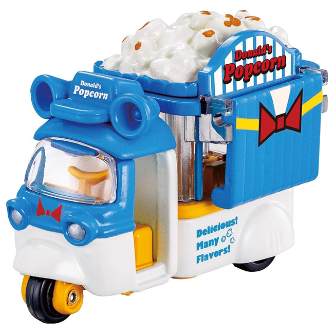 TOM-DIS Dream Tomica SP Disney Motors Donald Pop Corn Shop