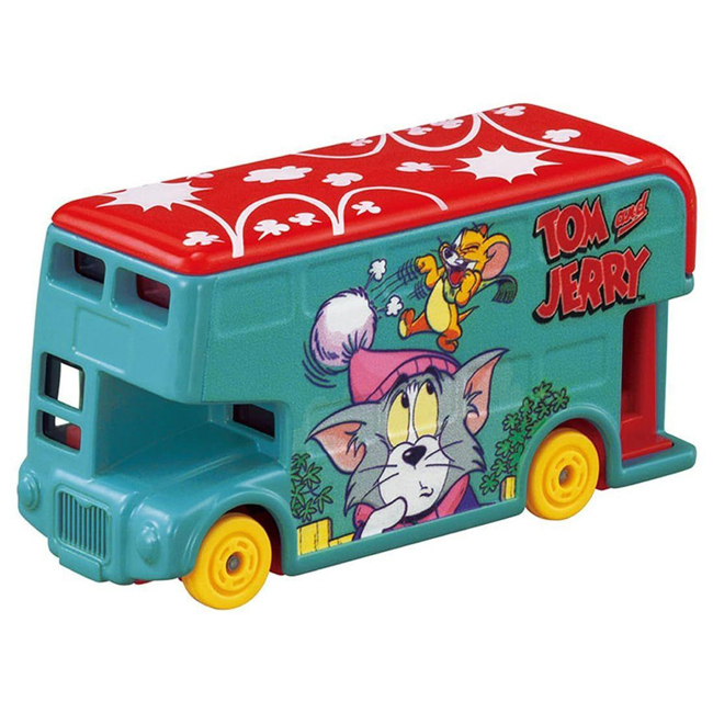 TOM-DRM Dream Tomica SP Tom & Jerry Wrapping Bus Blue