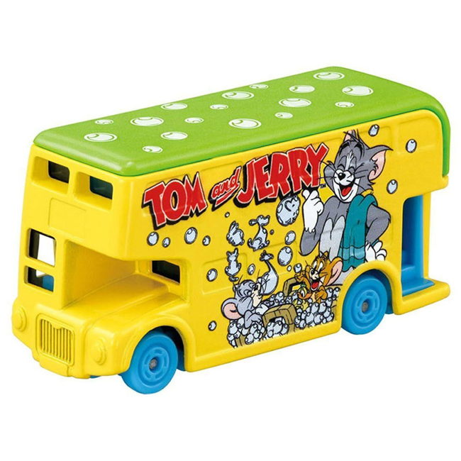 TOM-DRM Dream Tomica SP Tom & Jerry Wrapping Bus Yellow