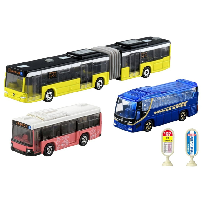 TOM-GIF Tomica Gift Town Bus 2 Cars Set 24
