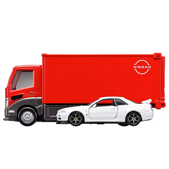 TOM-PRE Tomica-Transporter Nissan Skyline GTR V-Spec 2 Nur