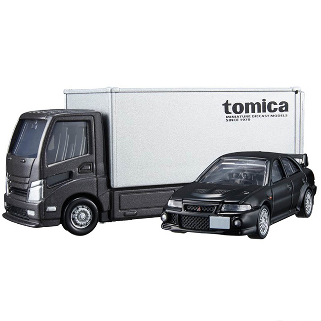 TOM-PRE Tomica-Transporter Mitsubishi Lancer EvolutionVI GSR