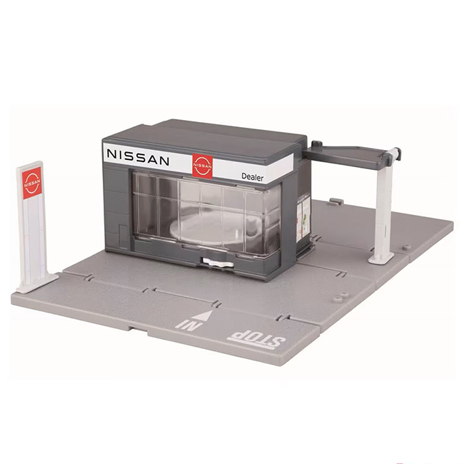 TOM-WOR Tomica Town-Nissan Car Dealer