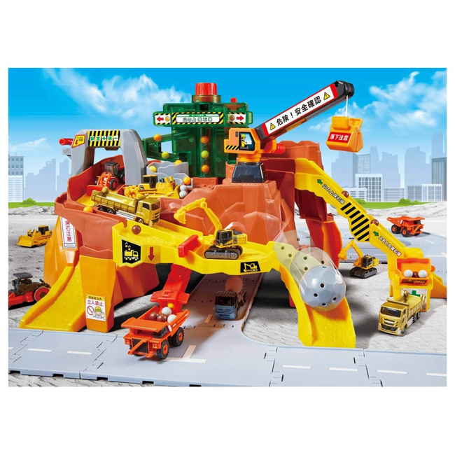 Tomica World Town Series Big Quarry Mountain 多美城填系列：巨大採石山/ 工事現場