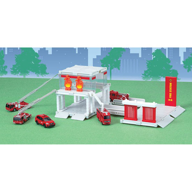 Tomica World 遊玩套裝- 多功能消防局
