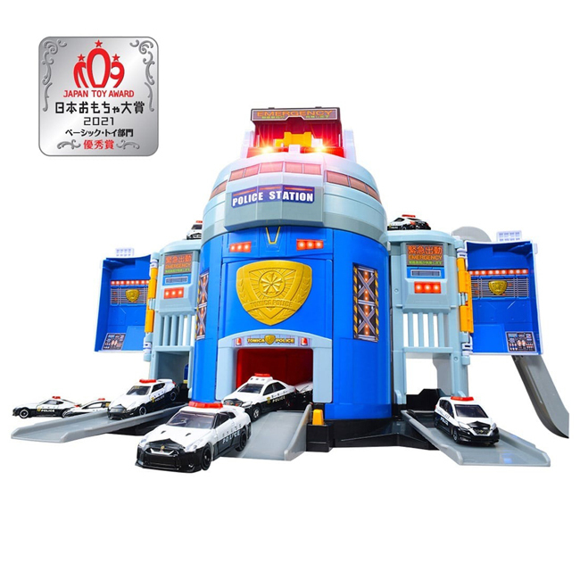 Tomica World DX Police Station 變形警察局變形日本派出所