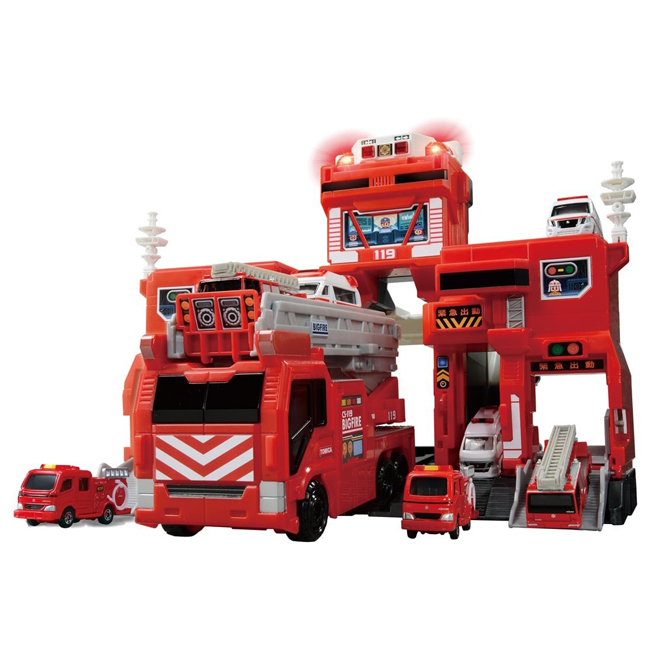 Tomica World Big Fire Command Station (巨無霸消防指揮基地)
