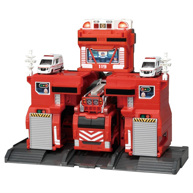 Tomica World Big Fire Command Station (巨無霸消防指揮基地)