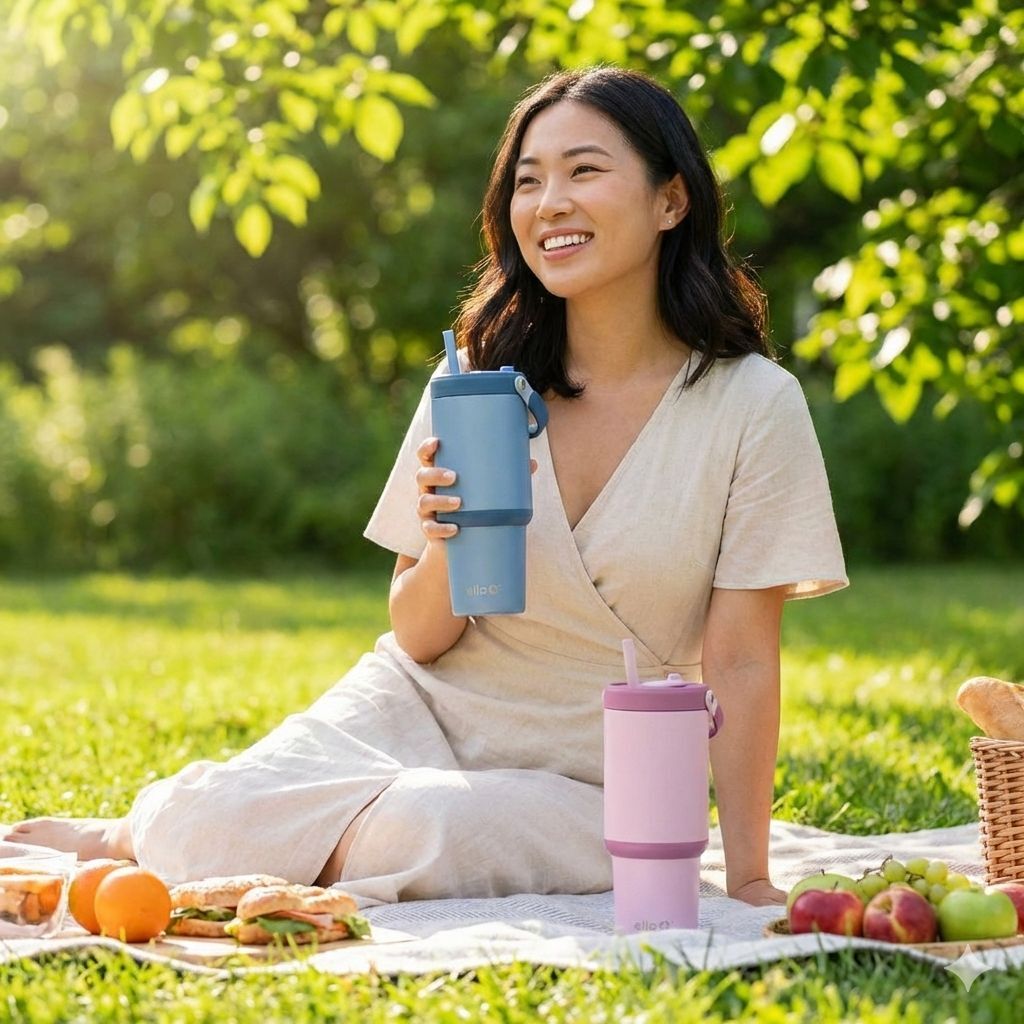 【預購】Ello Oasis Go K022402 防漏不鏽鋼保溫杯 30OZ (一套二樽)
