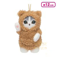 Mofusand 日版 Parade 12cm 景品睡衣系列- 咖啡色睡衣貓公仔