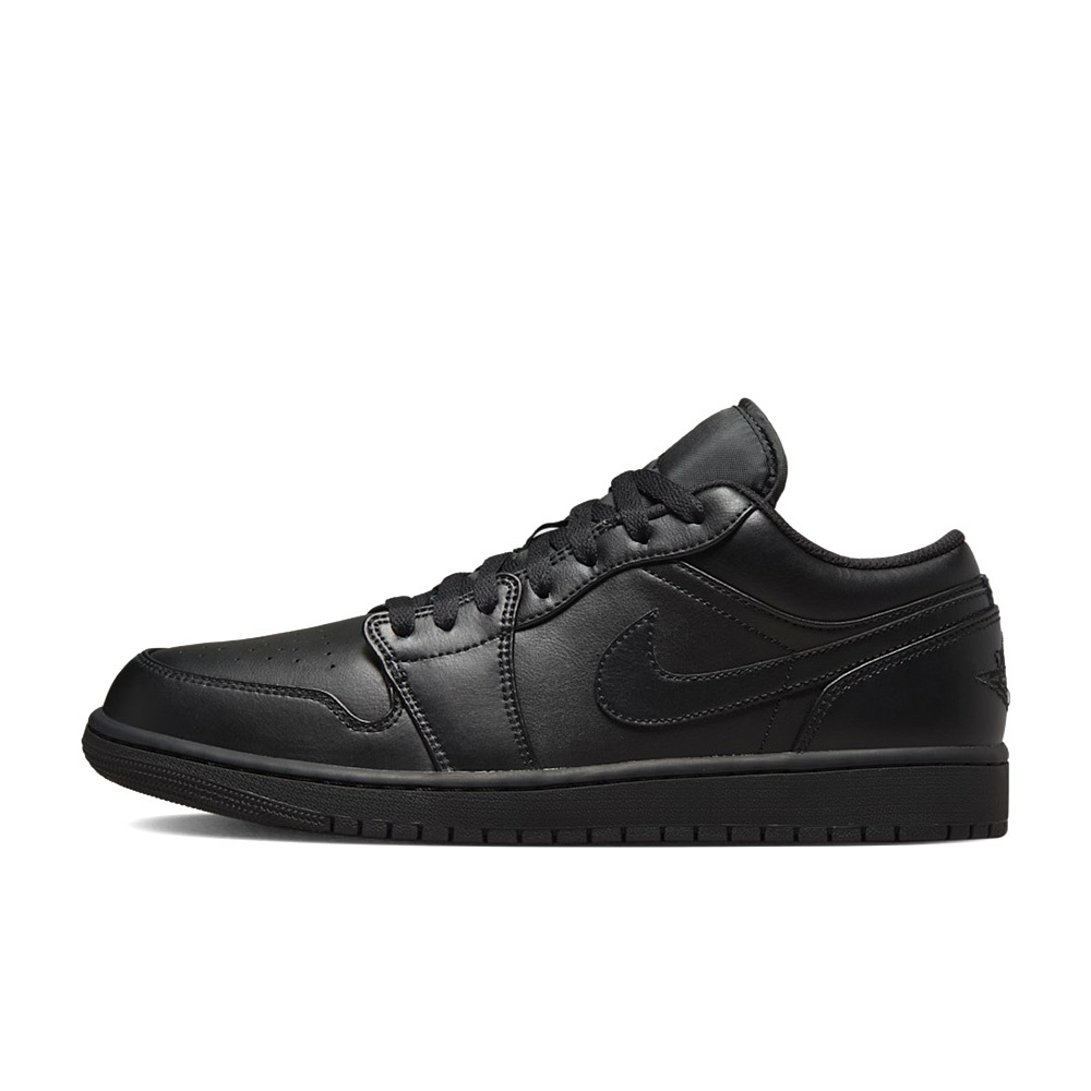 Nike Air Jordan 1 Low Triple Black 全黑 復古 低筒 休閒鞋 男鞋 553558-093