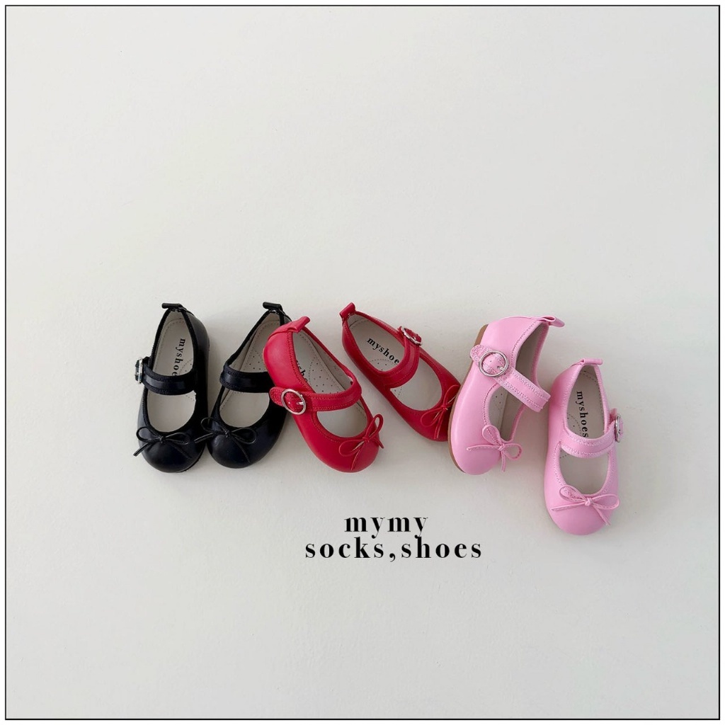 正韓春Mysocks 三色緞帶蝴蝶結娃娃鞋