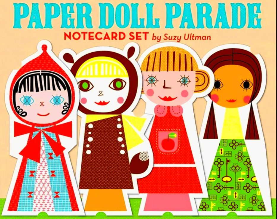 CS Paper Doll Parade Notecard Set