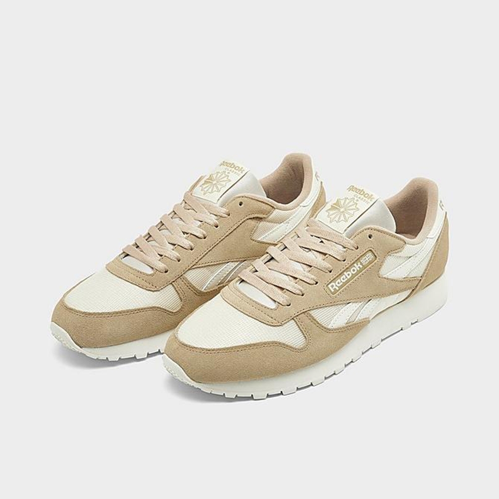 【下殺↘ $990】Reebok 休閒鞋 CLASSIC LEATHER 燕麥 復古 男女 慢跑鞋 100075002