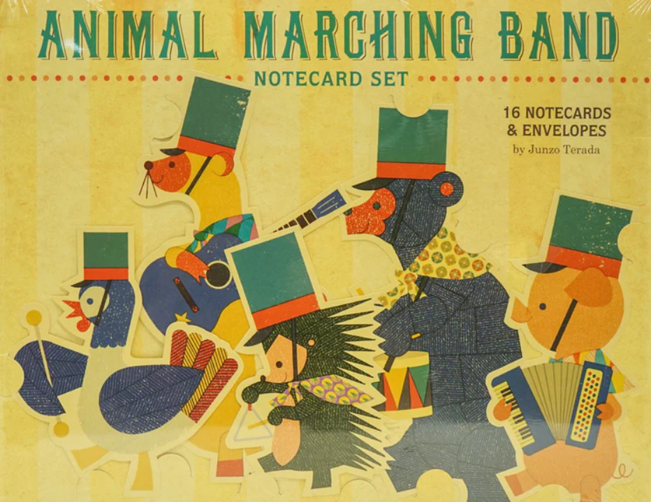 CS Animal Marching Band Notecard Set