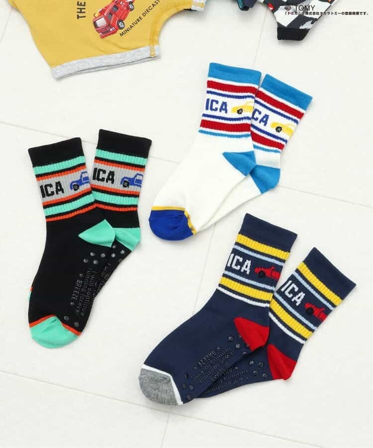 日本🇯🇵BREEZE x TOMICA 三色襪子(12-18)