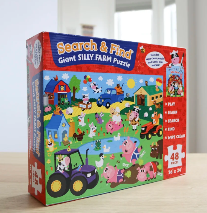 CS Search and Find Giant Silly Farm Puzzle