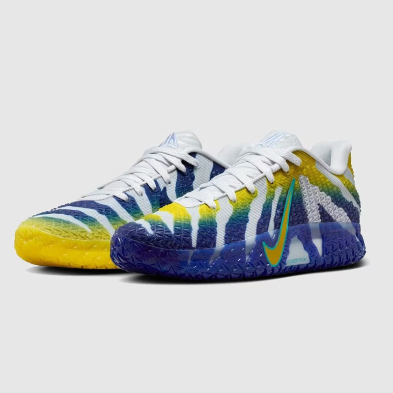 ＜連線預定，不退換＞男鞋 NIKE JA 3 Murray State 白藍黃 籃球鞋 莫蘭特 實戰 籃球鞋【HF2794-004】