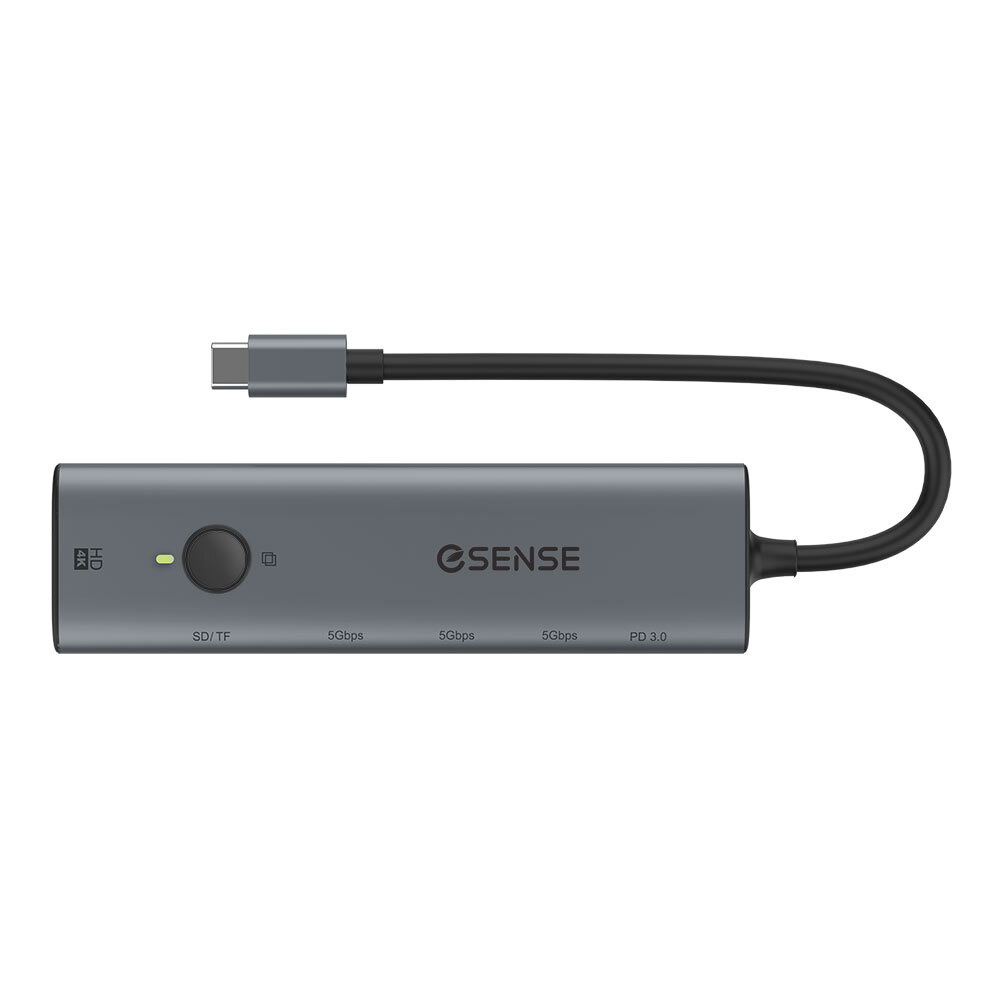 Esense UC127  7合1Type-C多功能集線器