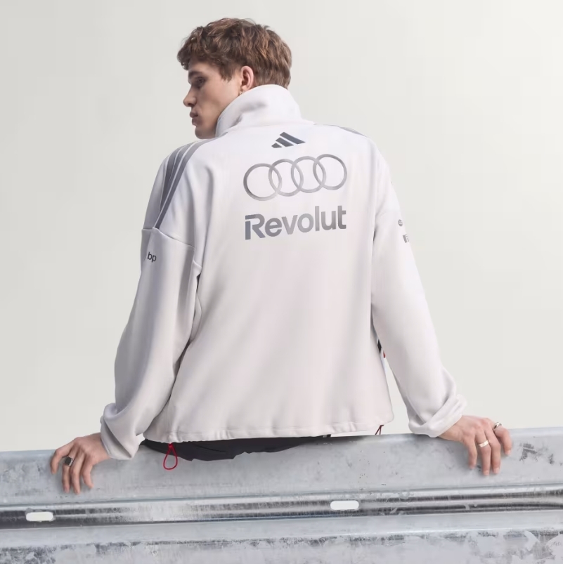 ADIDAS 男款 AUDI F1 TEAM ENGINEERS MARKETING 寬鬆立領運動外套【KE8919】