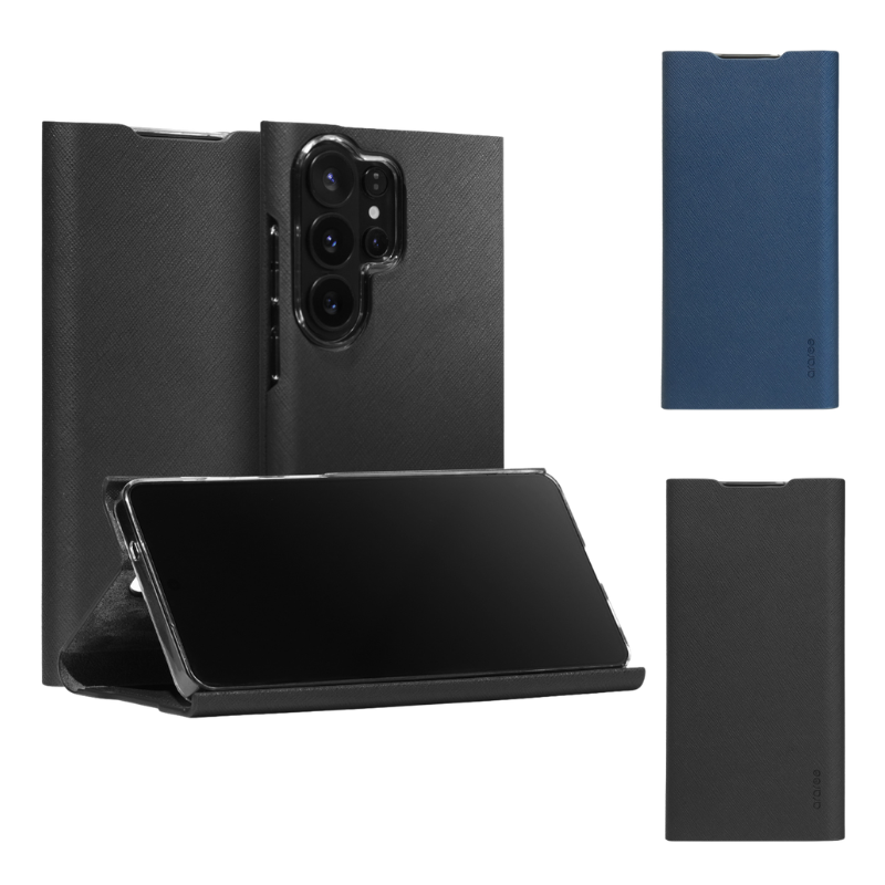 araree Bonnet Stand 座枱插卡皮革殼 [Galaxy S26 Ultra]