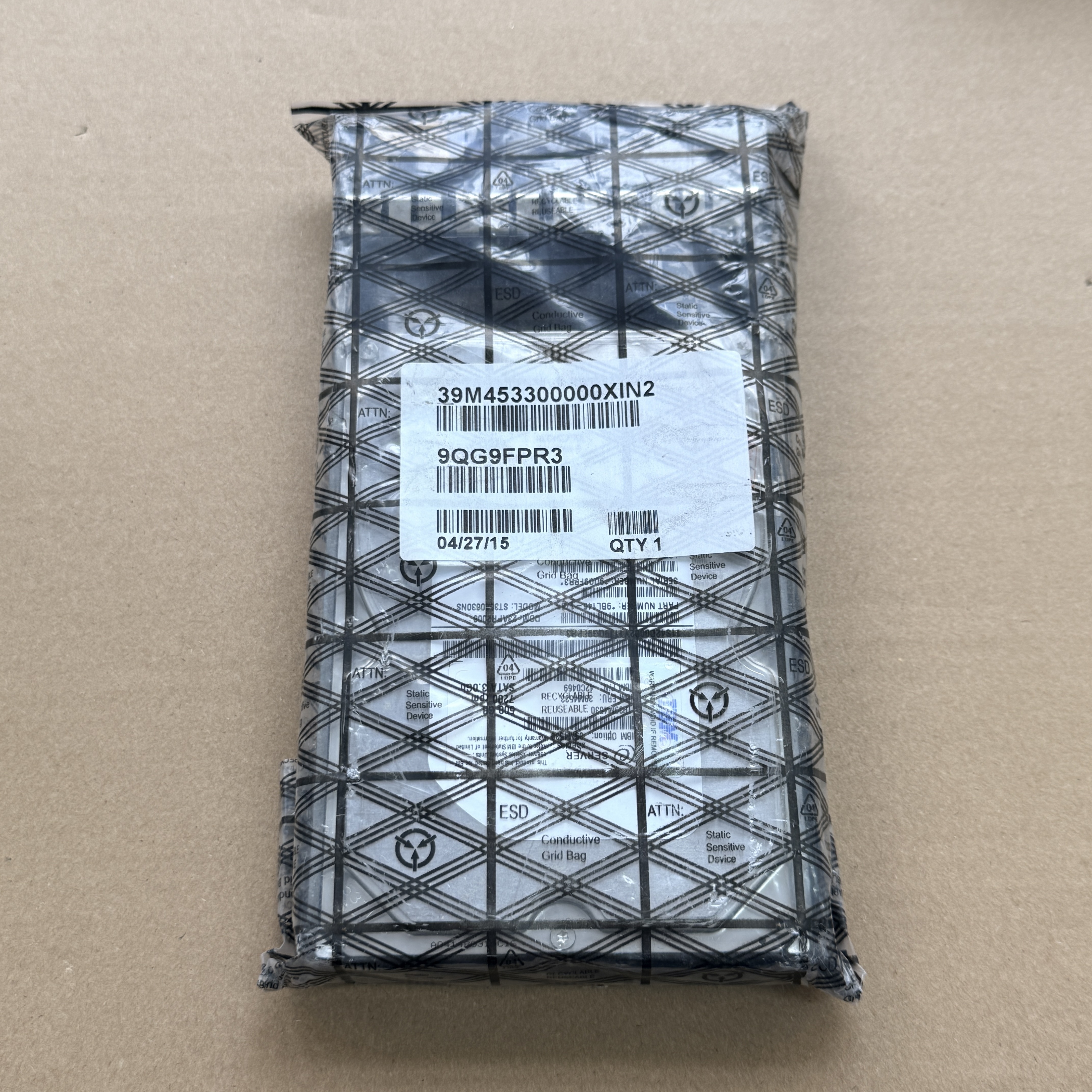 39M4533 IBM 500GB 3.5in HS 7.2K SATA HDD (翻新)