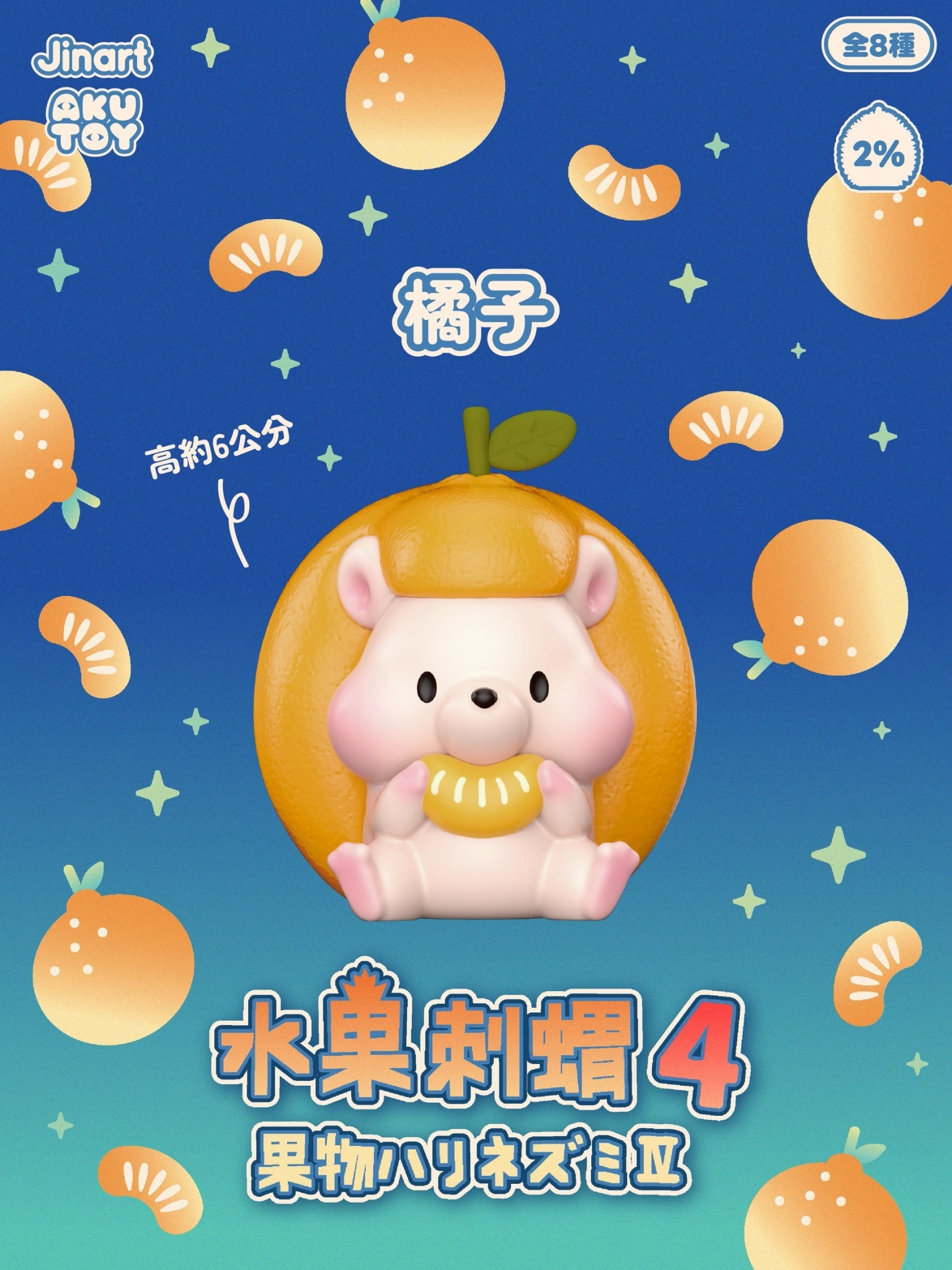 【現貨/盲抽單售】水果刺蝟系列4.0公仔 (全套8款)