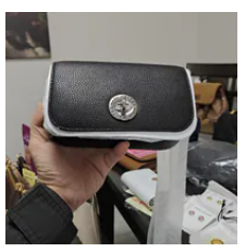 [S] MARC JACOBS BLACK 4R3HSH007H02-001 SIGNET TURNLOCK SHOULDER BAG, 196611110938 (SMJ655)