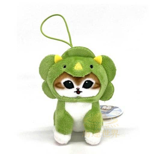 Mofusand 恐龍系列毛絨公仔 綠色三角龍 10cm