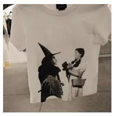 [S] MARC JACOBS WHITE MULTI THE WIZARD OF OZ T-SHIRT, 4R5RTP081C05-101 (SMJ657)