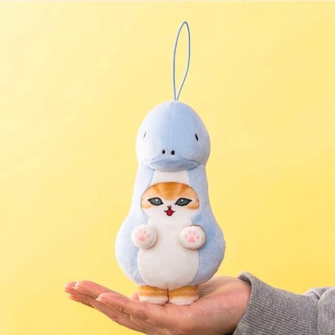 Mofusand 恐龍系列毛絨公仔 藍色梁龍 10cm