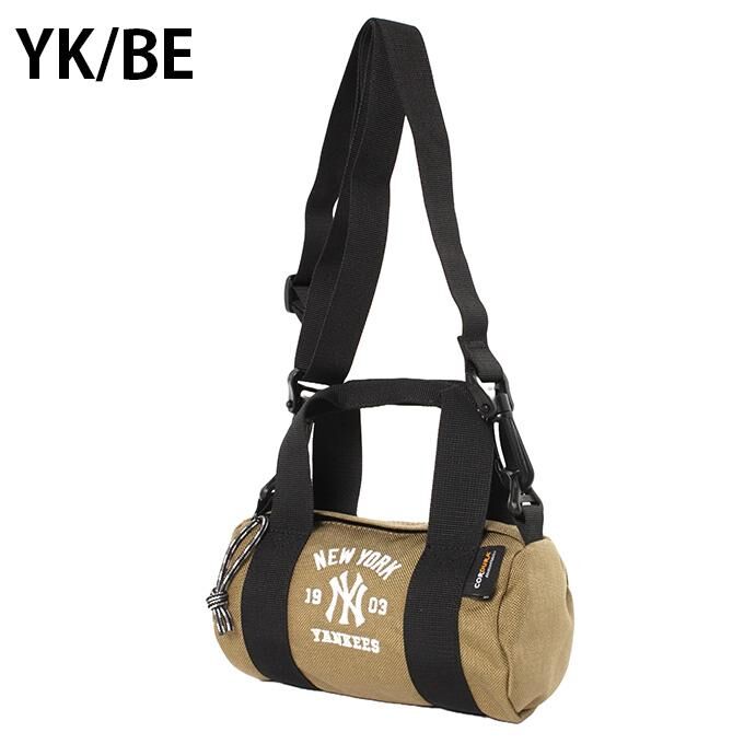 【現貨】J0224603 MLB YK-R03　帆布斜挎包 S碼 米色