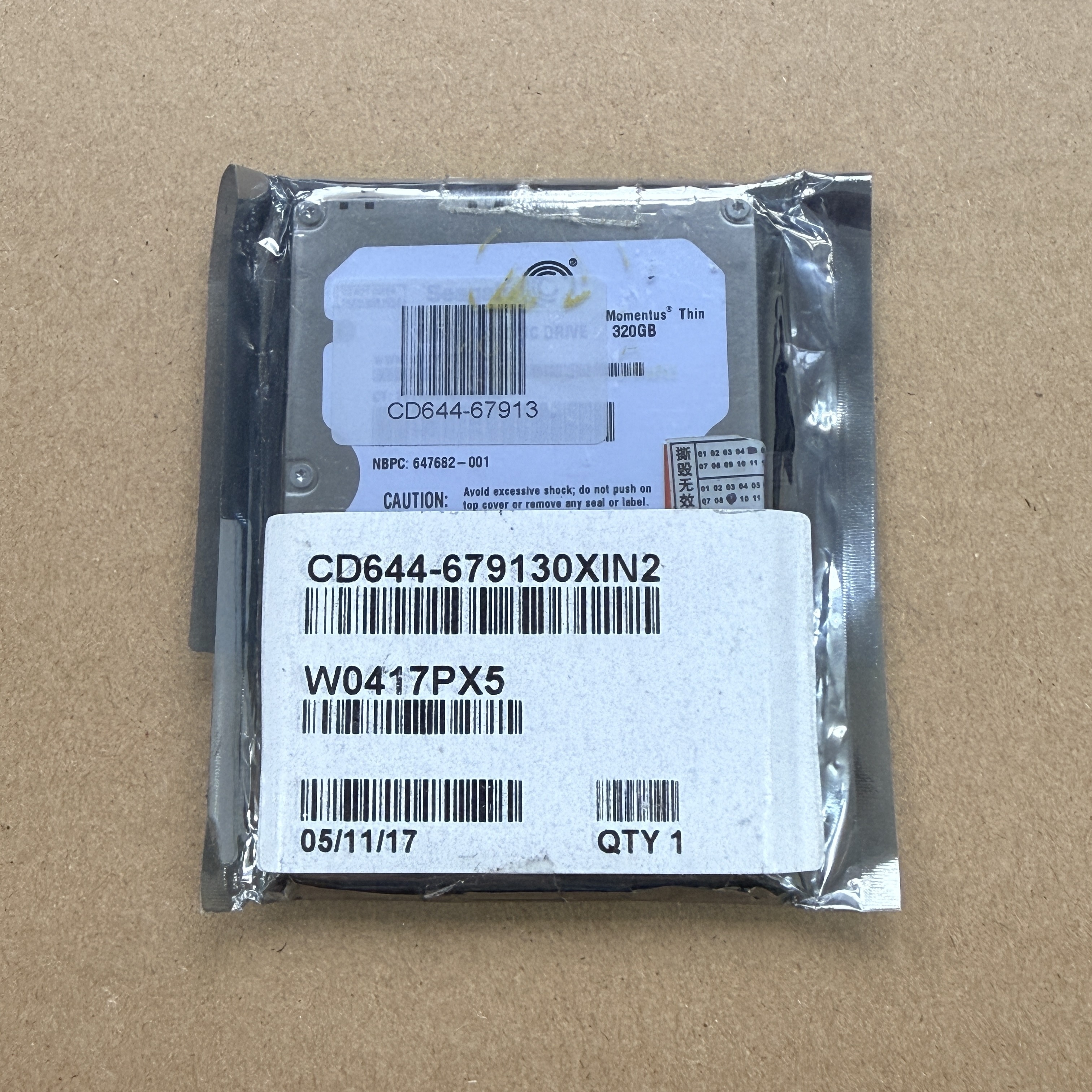 CD644-67913 LJ ENT 500 M575 320GB HDD Replacement Kit (翻新)