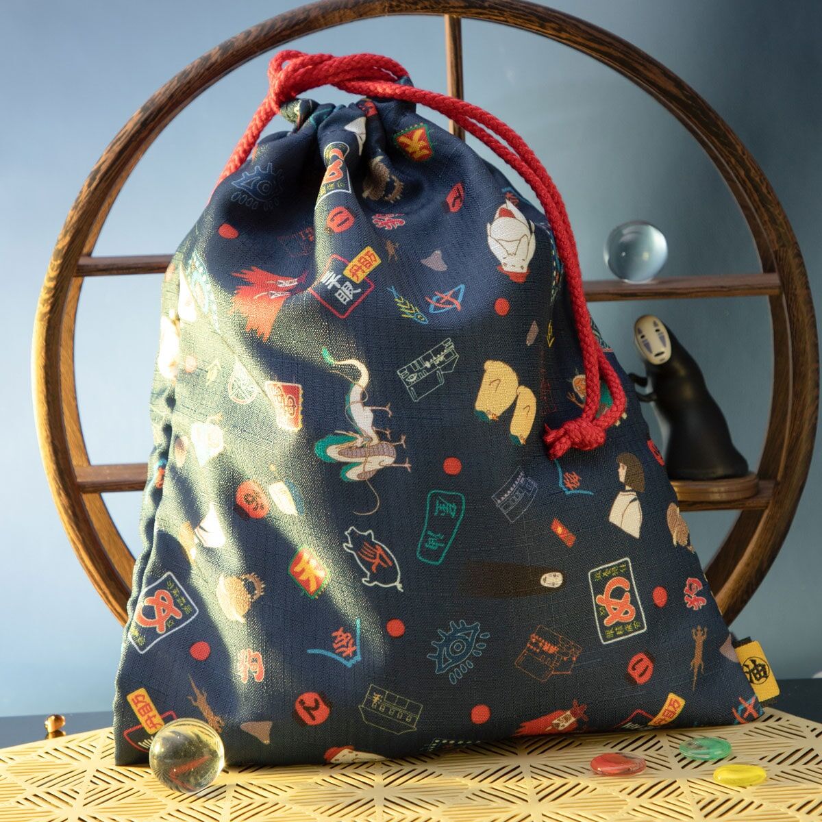 束口袋 神隱少女 不可思議城鎮市集系列(L)