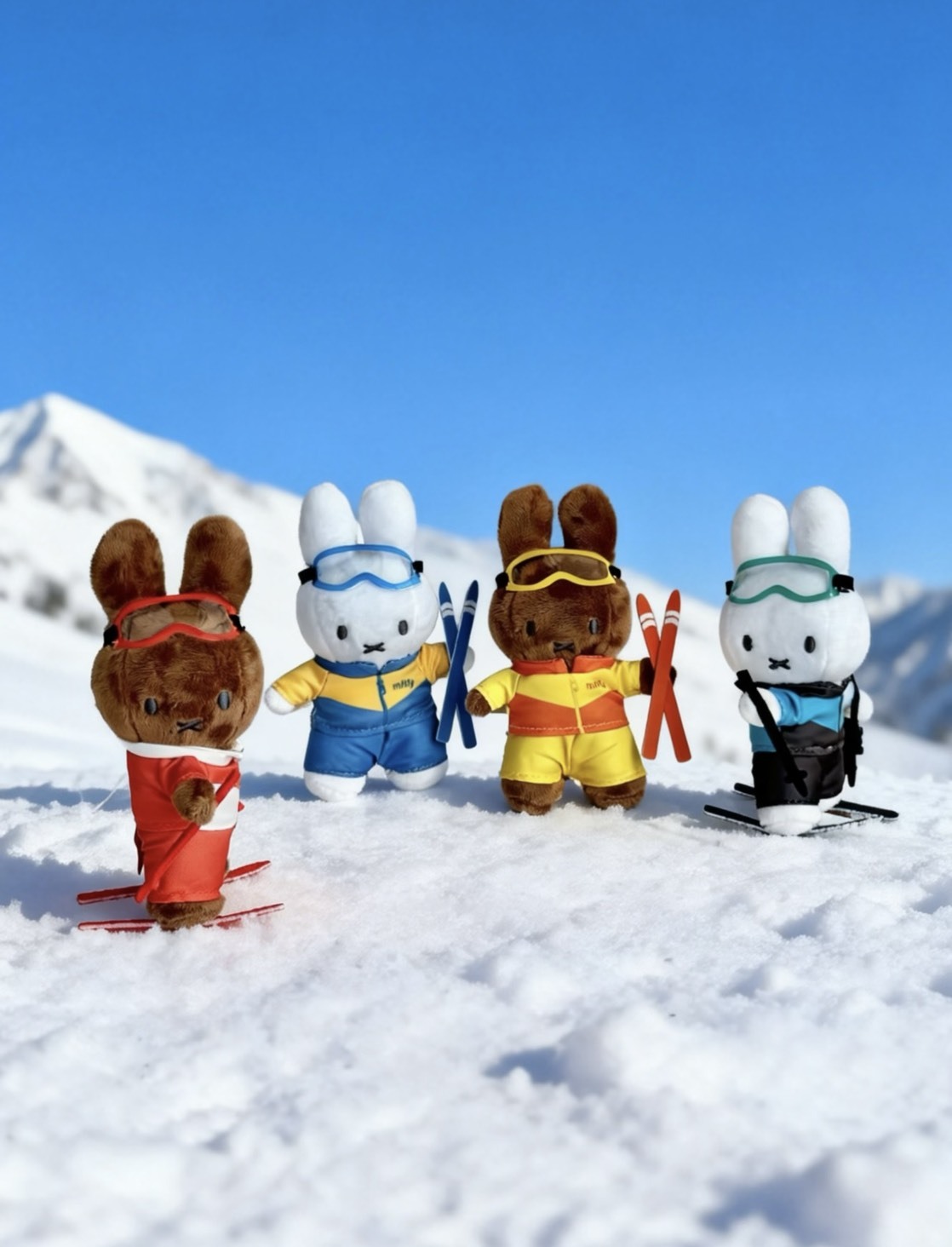 韓國限定 MIFFY 冬奧系列 滑雪米菲 玩偶吊飾