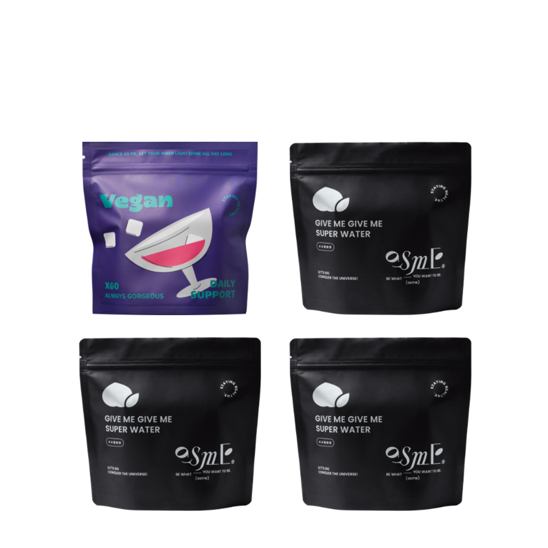 每日能量補充｜美甘力 60 入組 + 電解質 30 包