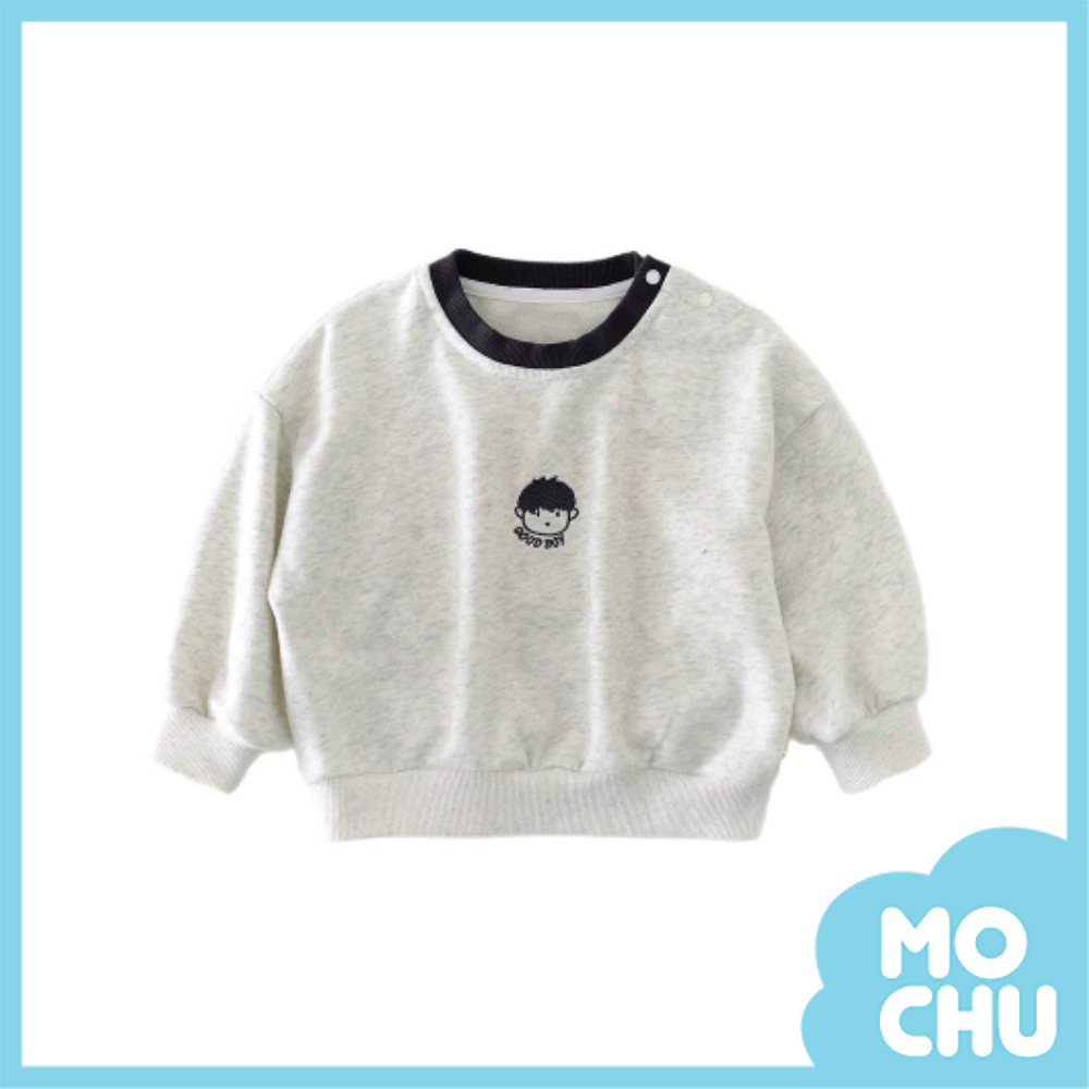 小男孩大頭長袖上衣