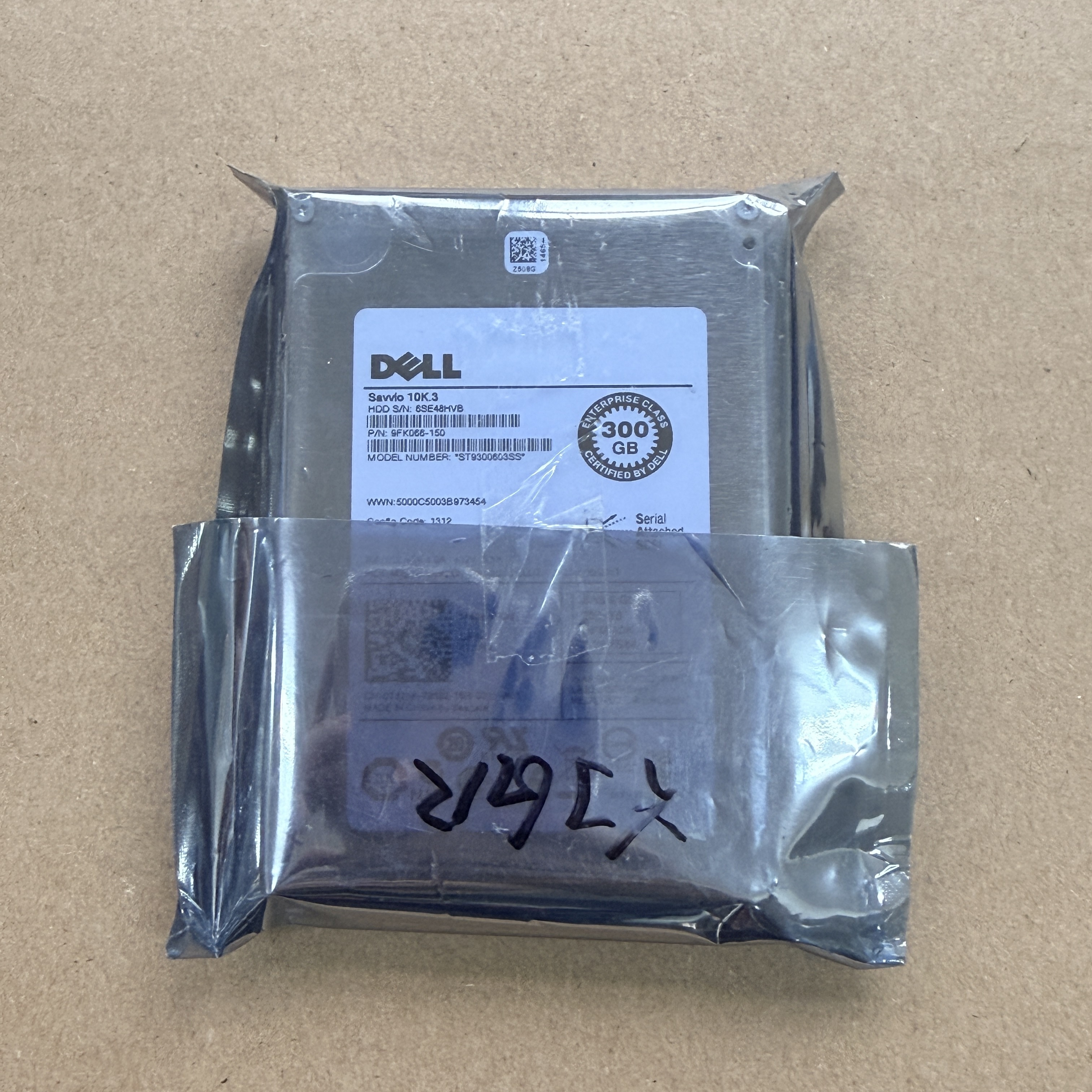 YJ0GR DELL 2.5" 300GB 10K SAS HDD (翻新)