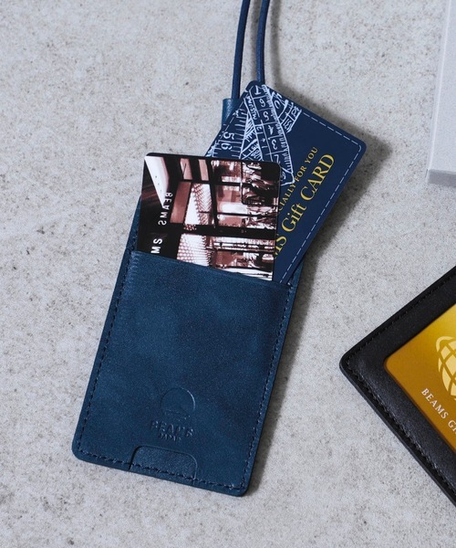 <日本限定> A-LOOK × BEAMS JAPAN 牛皮 染製 商務 識別掛證 五色