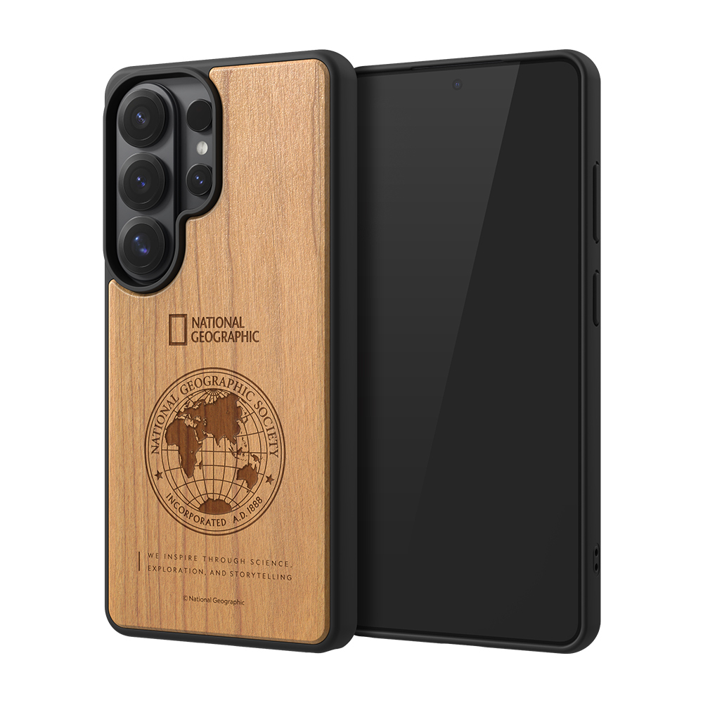 National Geographic - Global Seal Wood - Samsung S26 Case 國家地理天然木防撞手機殼