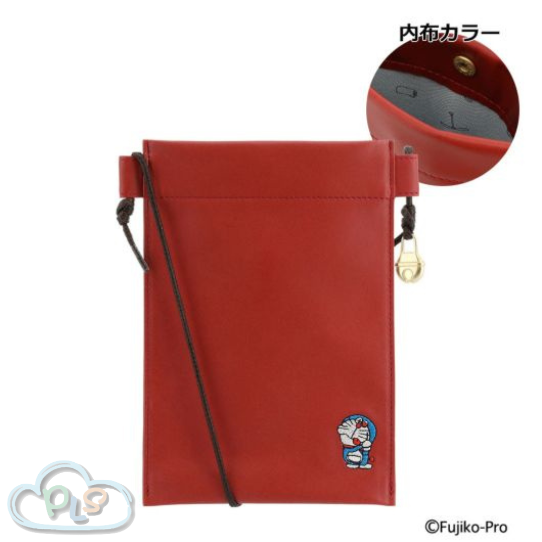 日本製 智能手機肩揹袋 KIDR-010 多啦A夢 紅色 Kissora #22090RD-1