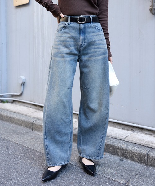 日本🇯🇵連線 MONO-MART 超百搭完美曲線牛仔寬褲 牛仔褲 直筒褲 闊腿褲 長褲 寬褲 褲子 6色(任買兩件711免運) /預購